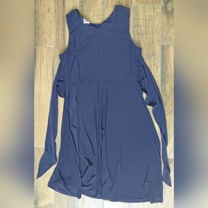 Anne Klein Navy Sleeveless Dress Women's Size 14